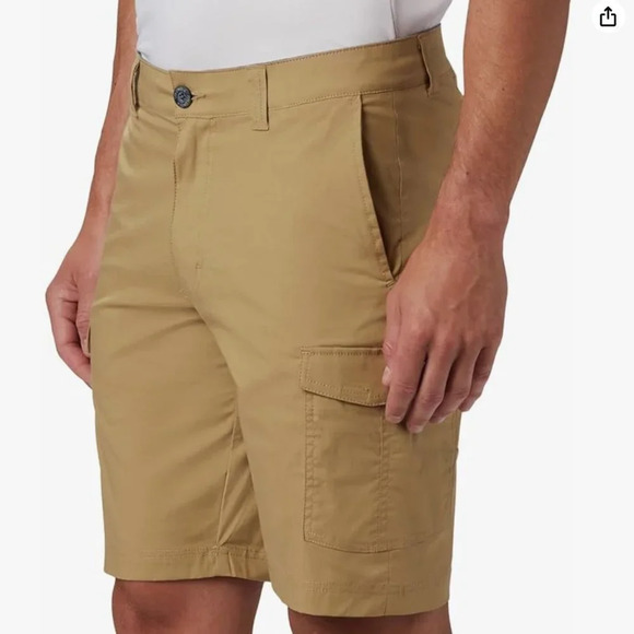 NWT Columbia Men's Brentyn Trail Cargo Shorts, crouton, waist 48, inseam 10 - Picture 3 of 5
